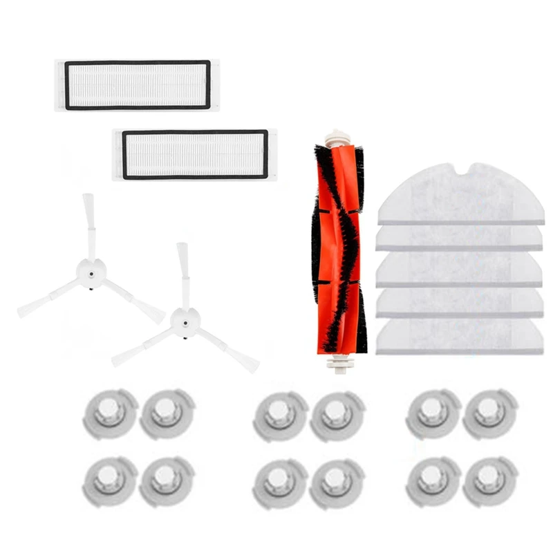 

for Xiaomi Roborock S50 S51 S55 S5 S6 Accessories Xiaomi Vacuum Cleaner Parts HEPA Filter Mop Cloths Main Brush