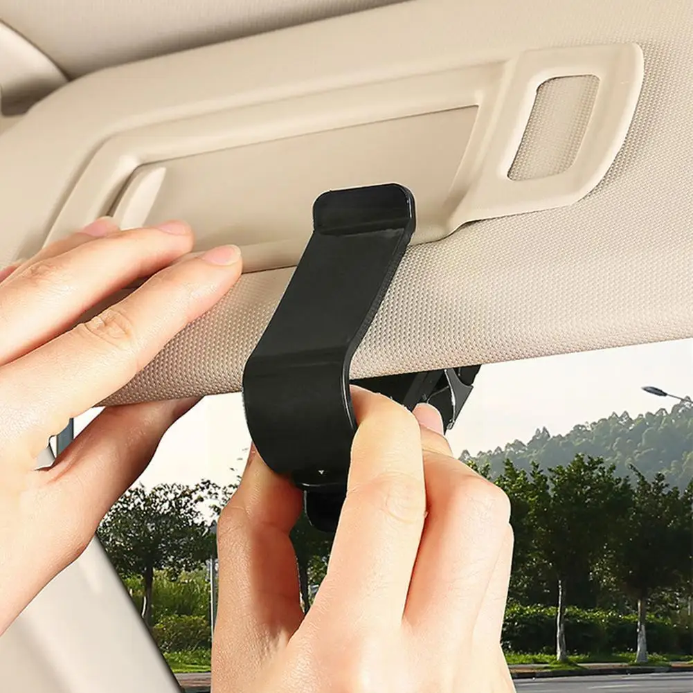 

Car Auto Visor Glasses Fastener Clip Holder For Glasses Eyeglasses Spectacle Frame Universal Multi-function Car Inte Y9k0
