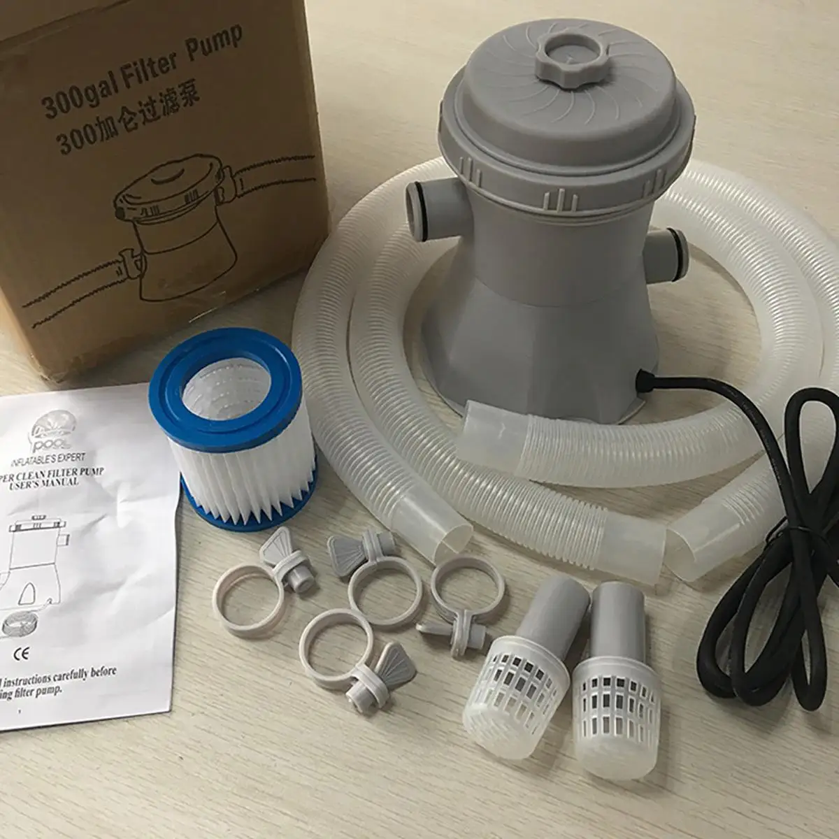 

220V Electric Pool Filter Pump For Swimming Pools Cleaning Tool Filter Set For Swimming Pool Circulation Filter Pump Water Pump