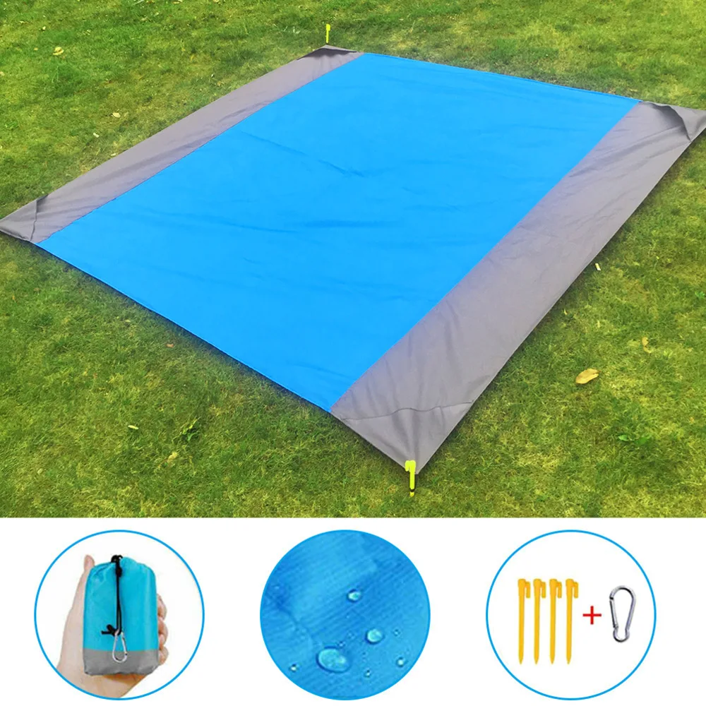 Водонепроницаемый Пляжный коврик одеяло без песка портативный дорожный матрас