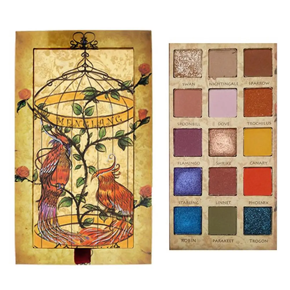 

15 Colors Phoenix Matte Shimmer Shadow Palette Shine Pigment Eye Shadow Natural Nude Long-Lasting Waterproof Makeup