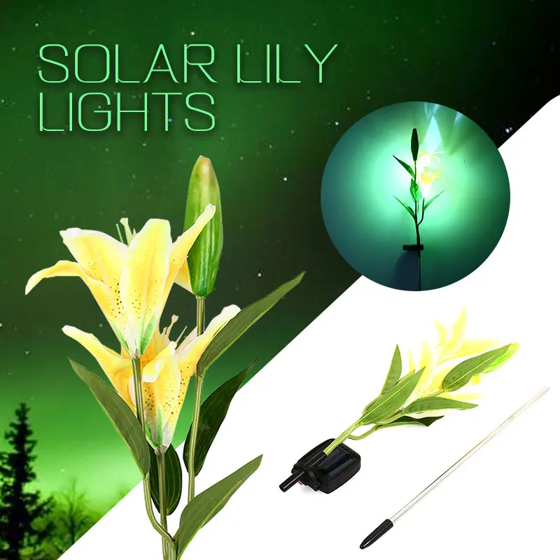 Светодиодный уличный цветочный ландшафтный светильник для газона садовый