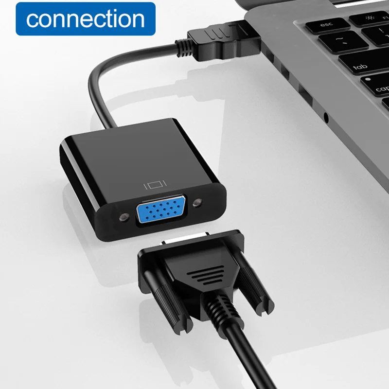 HD 1080P HDMI-совместимый адаптер VGA кабель преобразователя для ТВ ПК ноутбука