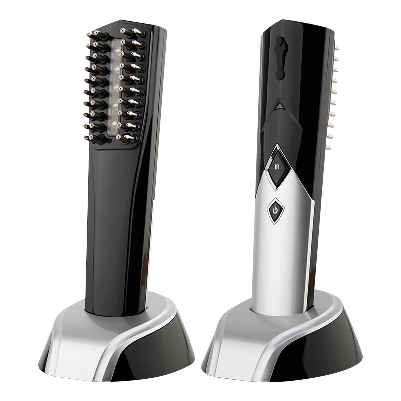 

Household High Frequency Electric Laser Hair Growth CombIon Massage Soft and Glossy Scalp Massage Infrared Comb Hair Care