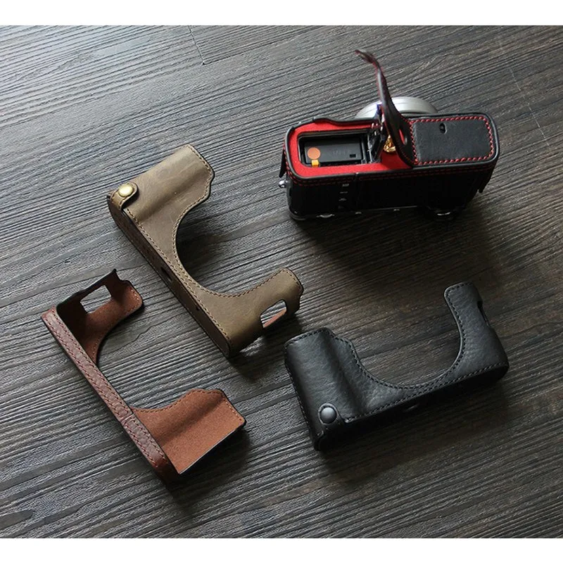 Чехол из воловьей кожи Fuji X100V кожаный чехол X100v защитный для камеры