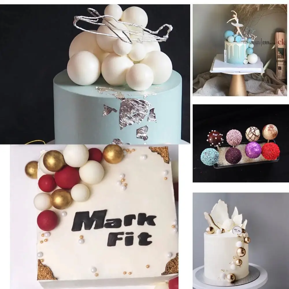 

Multi Size Silicone Cake Model Chocolate Fudge Mold Large Small Pearl Ball Shape DIY Baking Kitchen Baking Cake Decoration Tools