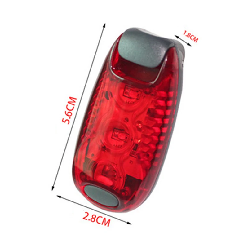 

New Super Bright 3 LED Light Taillight Safety Bicycle Rear Lamp Light Mount For Flashlight Three Adjustment Modes Headlight