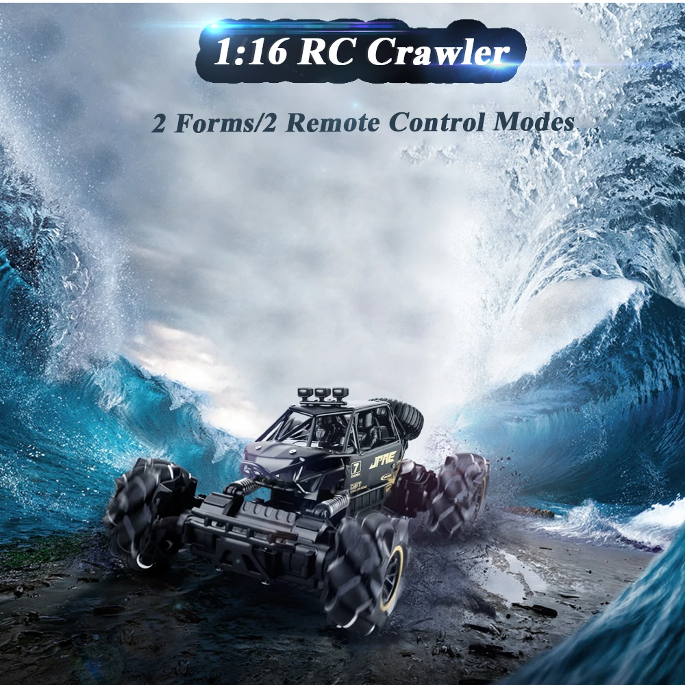 1/16 4WD 2 4 ГГц Радиоуправляемый трюковый автомобиль внедорожник краулер двойное