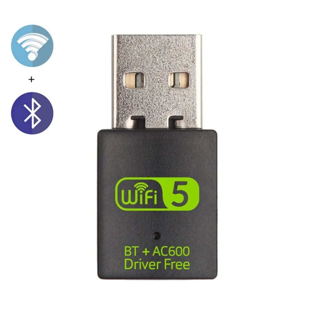 USB Wi Fi адаптер приемник 600 Мбит/с 2 4G Bluetooth V4.0 сетевая карта беспроводной передатчик