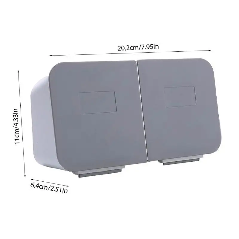 Ящики и корзины для хранения Настенная коробка ватных палочек контейнер