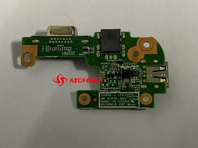Оригинал для N5110 DC POWER USB VGA плата 48 4if05. 011 DQ15DN15 CRT работает идеально|Комплектующие