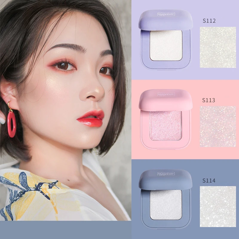 Monochrome Eye Shadow Highlight Face Eyeshadow Highlighter Powder eye shadow matte pumpkin earth peach Makeup | Красота и здоровье