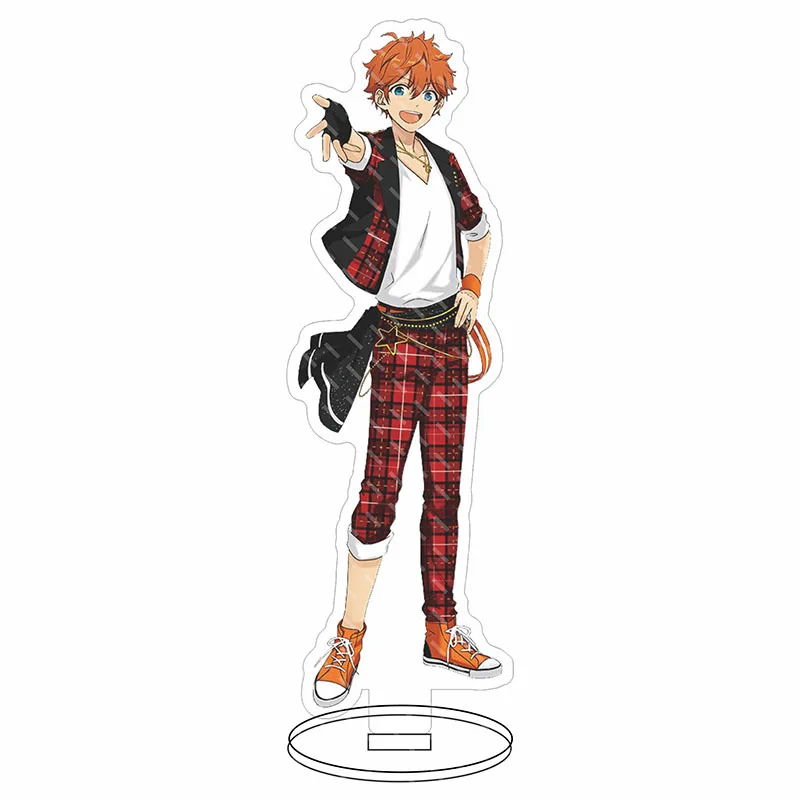 

Keychain Man Ensemble Stars Key Chain Women Acrylic Standing Key Ring Kids High Quality Fashion Anime Akehoshi Subaru Brelok