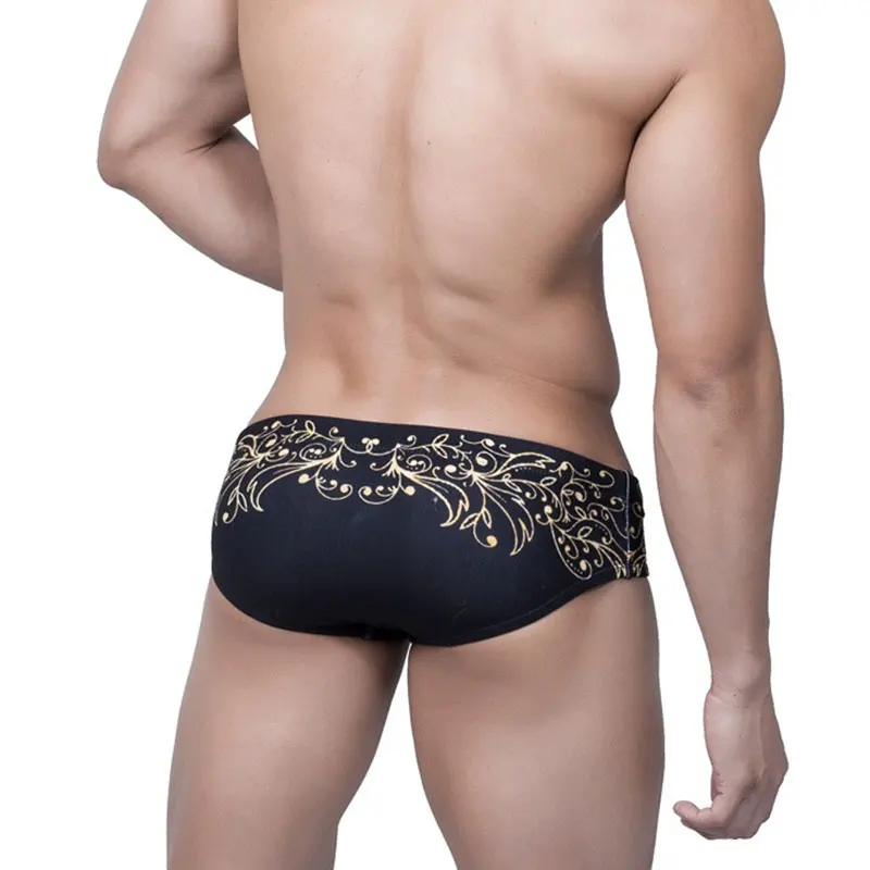 Мужские шорты для плавания короткий винтажный купальный костюм с принтом