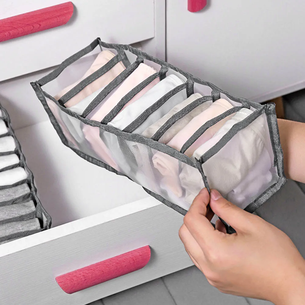 

3pcs/set Color Underwear Bra Organizer Storage Box Drawer Closet Organizer Boxes for Underwear Scarfs Socks Bra Drawer Divider