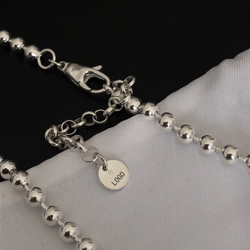 

925 Silver Necklace Summer G Letter Pendant Necklace Hip Hop Charm Personalized Jewelry Holiday Gift Free Shipping