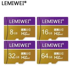 Карта памяти Lemiwei, 8 ГБ, 16 ГБ, класс 10, высокоскоростная мини-карта U1Purple TF 64 ГБ, 32 ГБ, золотая карта для смартфона