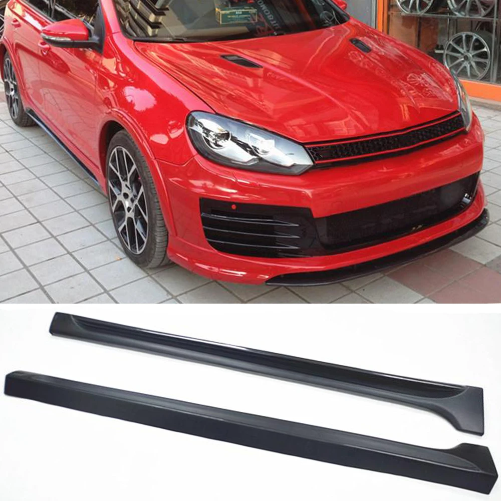 Автомобильная боковая юбка фартук для Volkswagen VW Golf 6 VI MK6 2010-2013 дверь бампер боковые