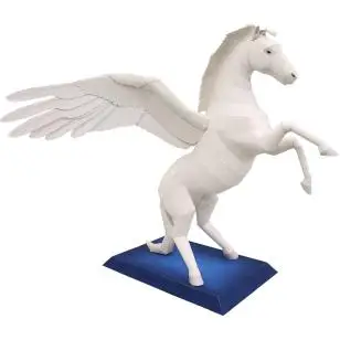 

3D Animal Papercraft Tianma Puzzle Relaxation Manual DIY Assembled Papercraft
