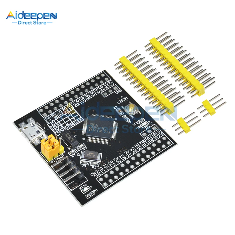 Мини STM32F103RBT6 ARM STM32 Системы модуль макетной платы Cortex-m3 IIC EEPROM РТК с украшением в