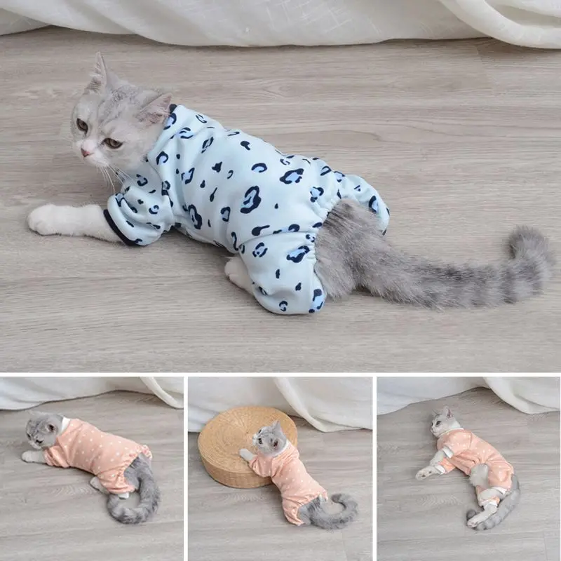 

Пижамный комбинезон с собакой, котом, щенком, ночная рубашка, мультяшный дизайн, домашняя одежда для чихуахуа, йоркширской одежды, Новое пос...