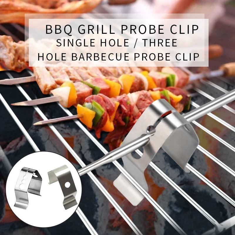Термометр для мяса зажим датчика держатель из нержавеющей стали барбекю решетки