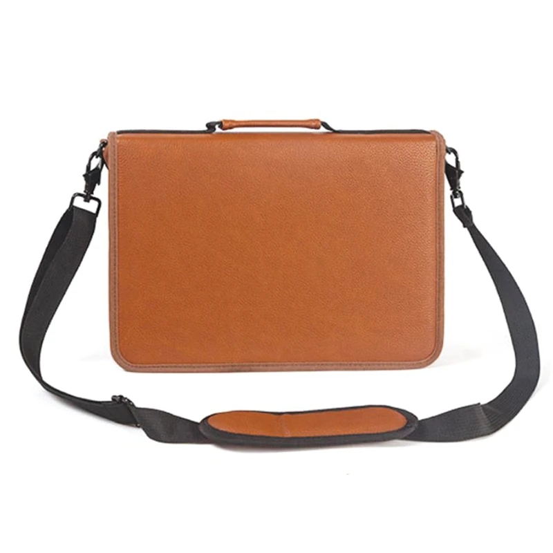 

160PU Pencils Case Leather Large Capacity Portable Pencil Bag For Colored Pencil 1XCB