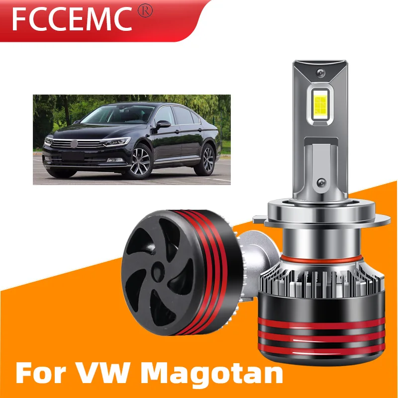 

Пара светодиодных автомобильных фар CANBUS H7 H8 H9 H11 для VW Magotan, CPS, автомобильные фары, аксессуары, белая лампа, ходовой свет