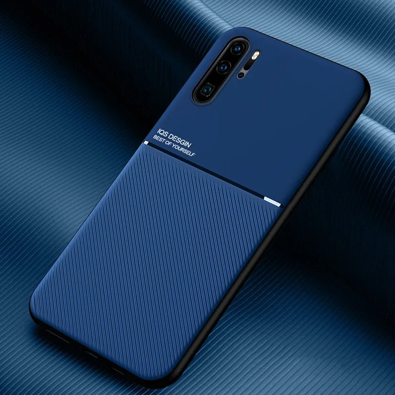 Роскошный текстурный тонкий Матовый кожаный чехол для телефона Huawei Mate 9 10 Pro 20 Lite