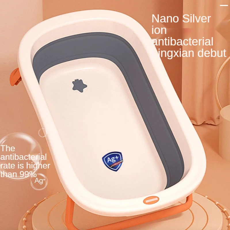 

Family Newborn Baby Foldable Bathtub Baby Bath Sitting Dual-use Large Newborn Children Home Bath Bath Tub