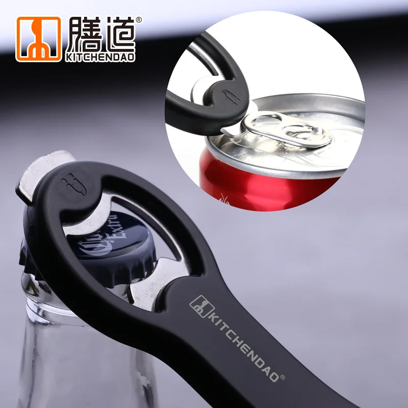 Открывалка для бутылок с магнитной крышкой 2 в 1 прикрепленная к холодильнику