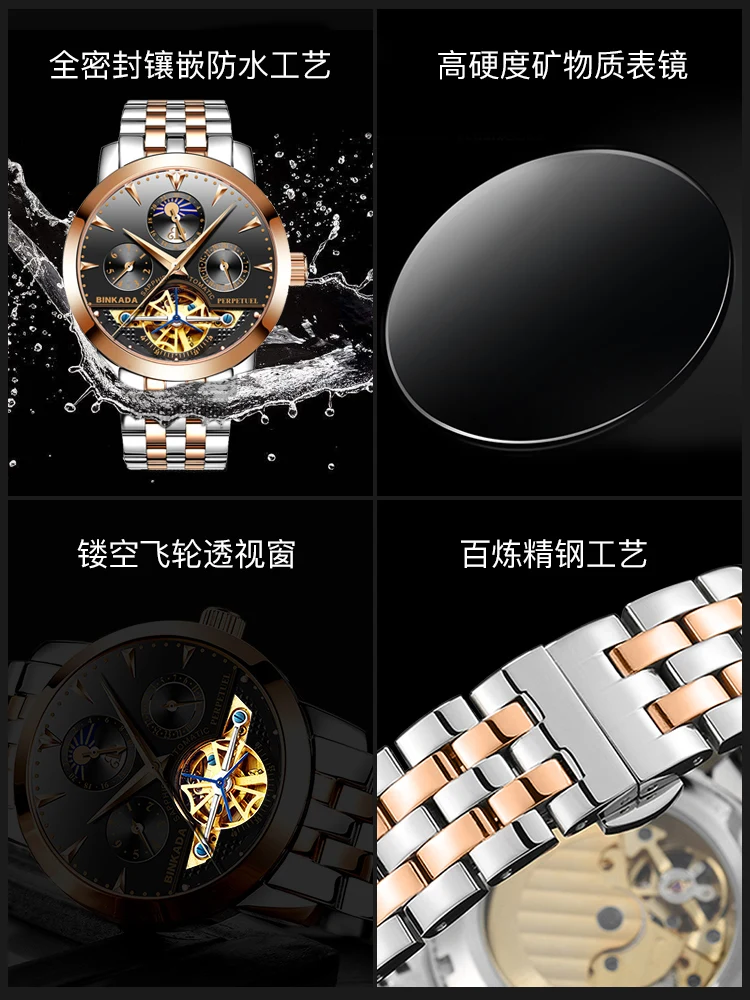 2020 New Domestic Domineering Men's Watch Technology Automatic Mechanical Watches Brand fashion Luminous waterproof Wristwatch | Наручные