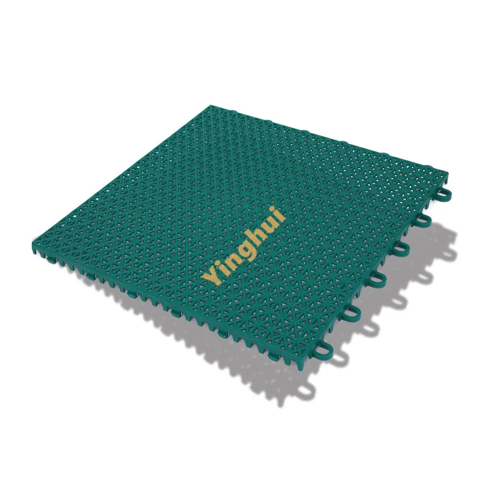 Полипропиленовый спортивный пол для семейного двора баскетбольной площадки