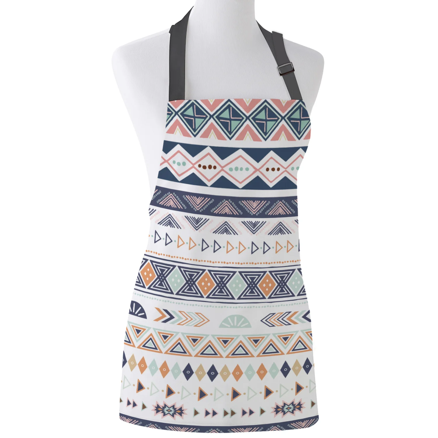 

Племенной фартук Navajo с индийским принтом, кухонный нагрудник унисекс с регулируемой шеей для приготовления садоводства