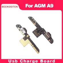 BEEKOOTEK Original New For AGM A9 USB Plug Charge Board USB Charger Plug Board Module For AGM A9 Mobile Phone Repair parts