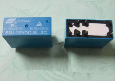 10Pcs/Lot   SMI-12VDC-SL-2C 12VDC 8 Relay