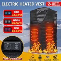 dual control 4 heated vest zone usb electric heated jackets winter men women sportswear heated coat thermal warm heating jacket