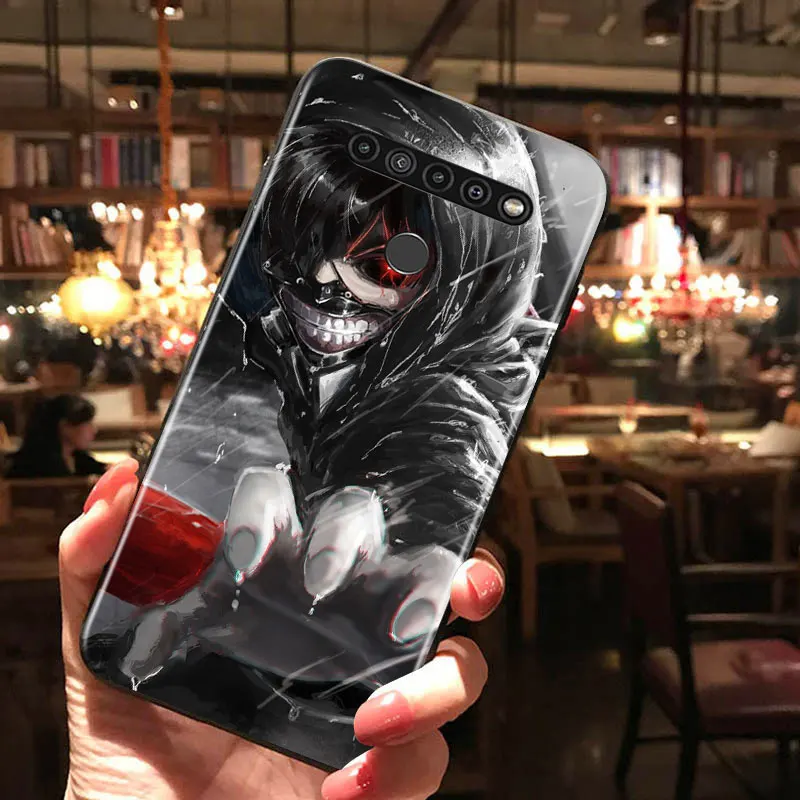 

Tokyo Ghoul for LG G8 G8S G8X V30 V35 V40 V50 V60 ThinQ Q60 K40 K50 K30 K41 K51 K61 K71 K22 Black Phone Case