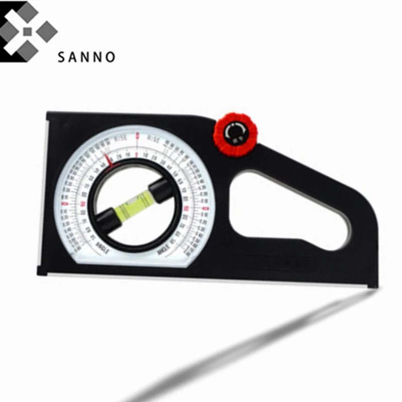 

Multifunctional slope angle measuring tool protractor angle finder slope scale level physical measuring instrument device tool