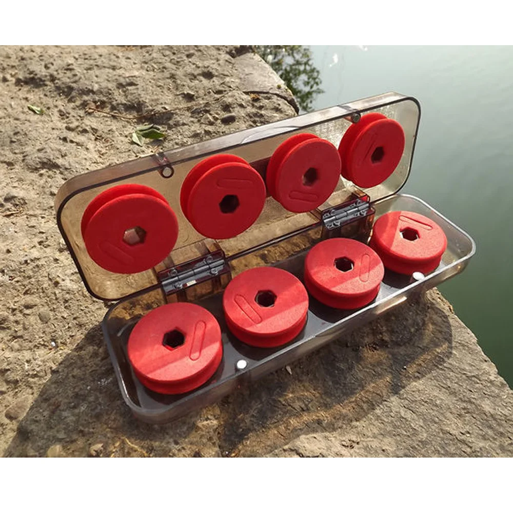 

8Pcs Foam Winding Board Fishing Line Shaft Bobbin Spools Tackle Box Red Lines 20CM * 7CM * 4CM Plastic Fishing Accessories