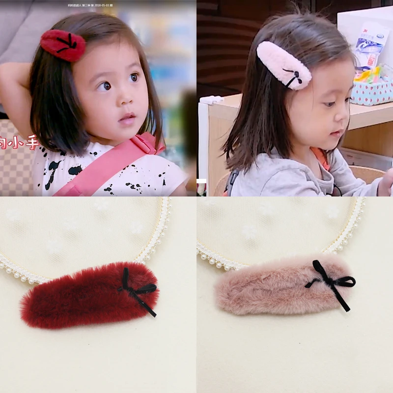 Заколки для волос с кроличьими ушками девочек заколка бантиком повязка на голову