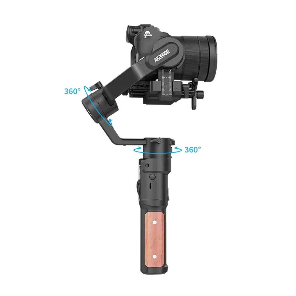 FeiyuTech AK2000S камера с 3-осевым шарнирным стабилизатором DSLR ручная до 2 кг Для