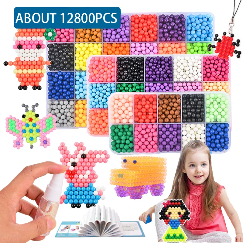 

12800 шт., 36 цветов, бусины для заполнения