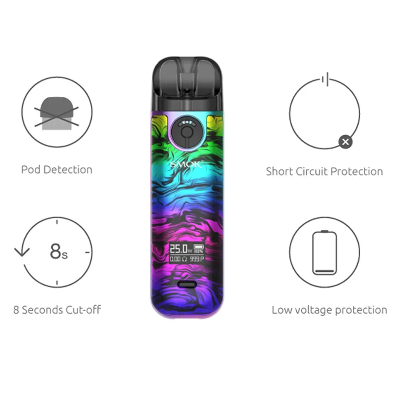 В наличии 3 ⑤ упак . Новый SMOK Novo 2 Pod картридж мл сетка 1.0ohm DC 1.4ohm MTL катушка Поддержка