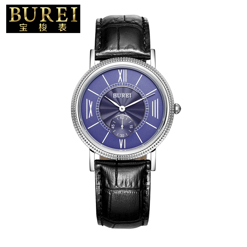 BUREI 3015 Switzerland RONDA 1064 наручные часы для женщин люксовый бренд ретро пара кварцевых
