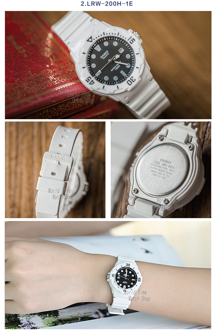 Casio часы для дайвинга женские часы Set top brand люкс 100м Водонепроницаемые кварцевые наручные часы женские подарки Часы светящиеся спортивные часы женские relogio feminino reloj mujer montre homme bayan kol saati