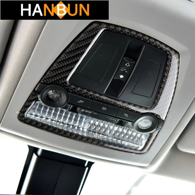 

Car Roof Reading Lamp Panel Decoration Cover Trim Carbon Fiber For BMW 5 series GT F10 F07 X3 F25 X4 F26 Interior Accessories