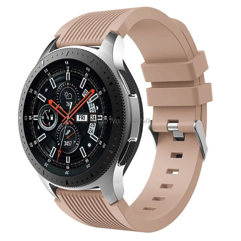 Силиконовый ремешок для часов Samsung Galaxy 46 мм сменный Gear S3 Frontier|Смарт-аксессуары| |