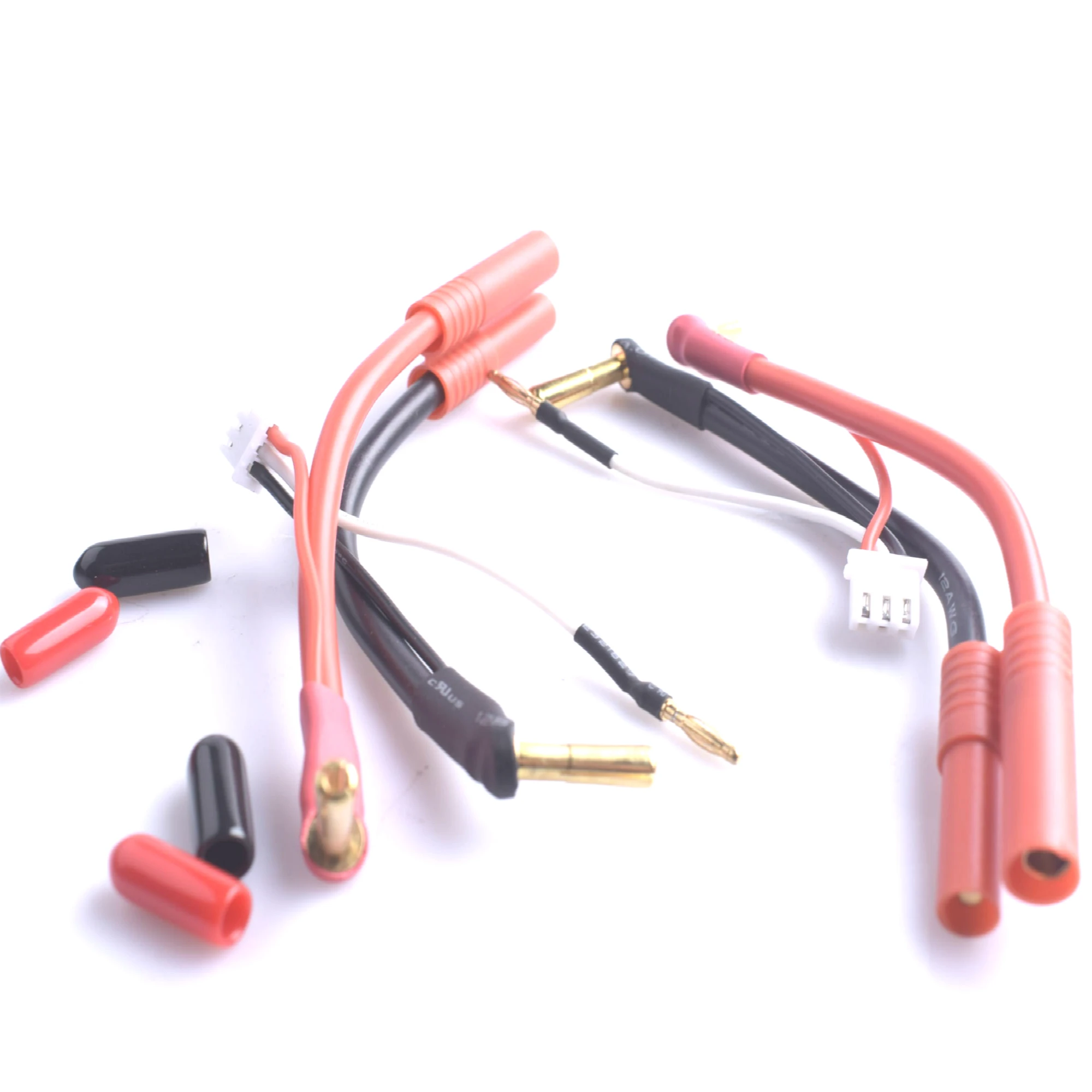 Hardcase Lipo жгут 2S JST XH баланс XT60 Tamiya Deans EC3 EC5HXT Traxxas штекер на 90 градусов 4,0 мм Цилиндрический разъем с крышкой