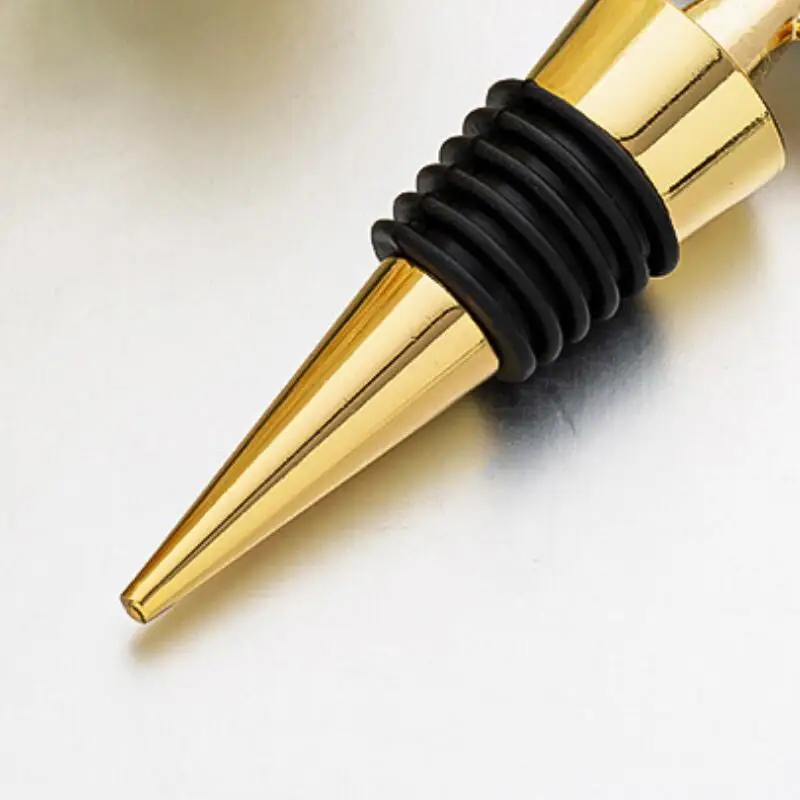 

Lucky Clover Wine Bottle Stopper Four Leaf Clover Red Wine Stopper Wedding Favor Birthday Gift Event Giveaways LX2411